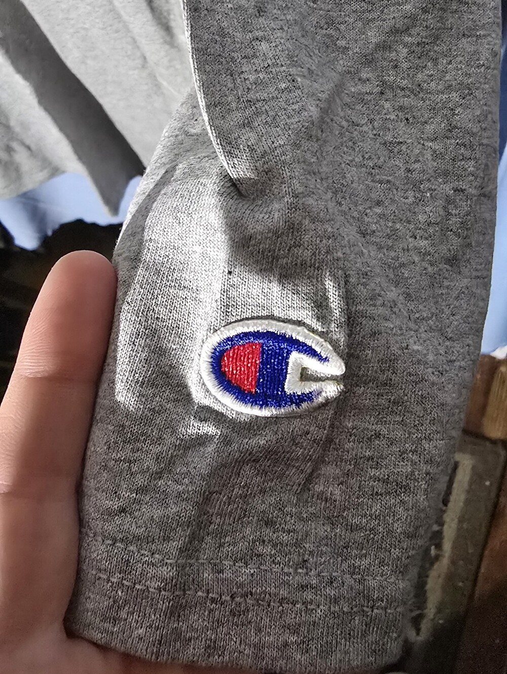 Champion Detroit Pistons Gray Graphic Tee - Picture 2 of 3